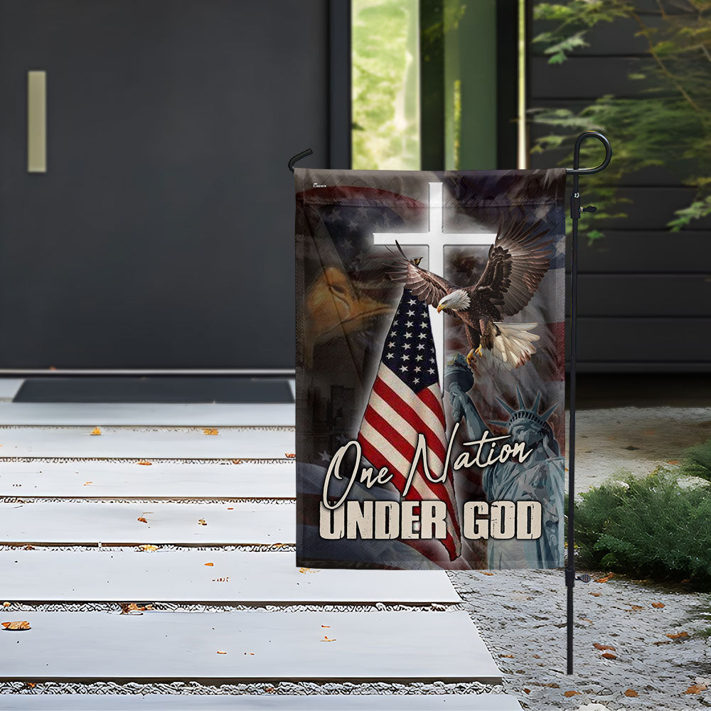 Double-Sided Printed American Flag - Custom Canvas Home Decor