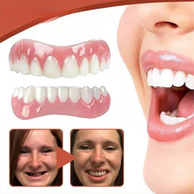 Removable Denture-Style False Teeth Set