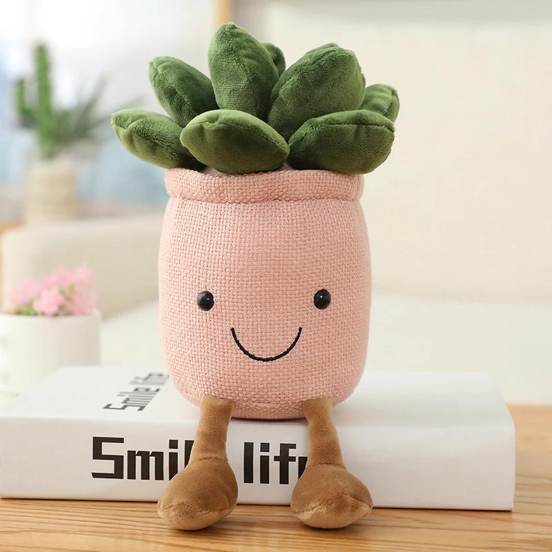 Soft Plush Eco-Friendly Plant Decor