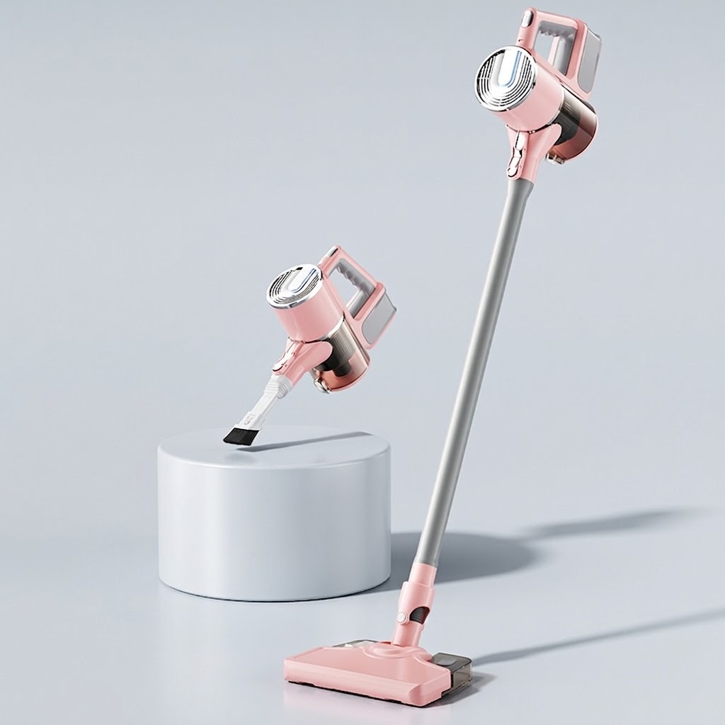 Cordless Stick Vacuum Cleaner with Strong Suction and Mop Function