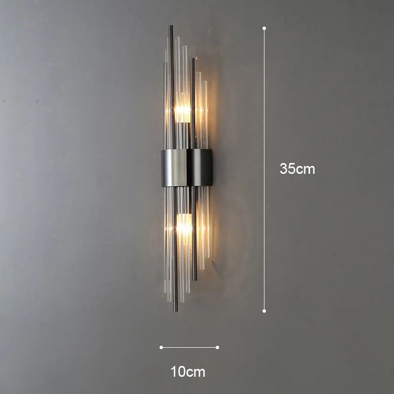 Gold LED Wall Lamp with Elegant Design