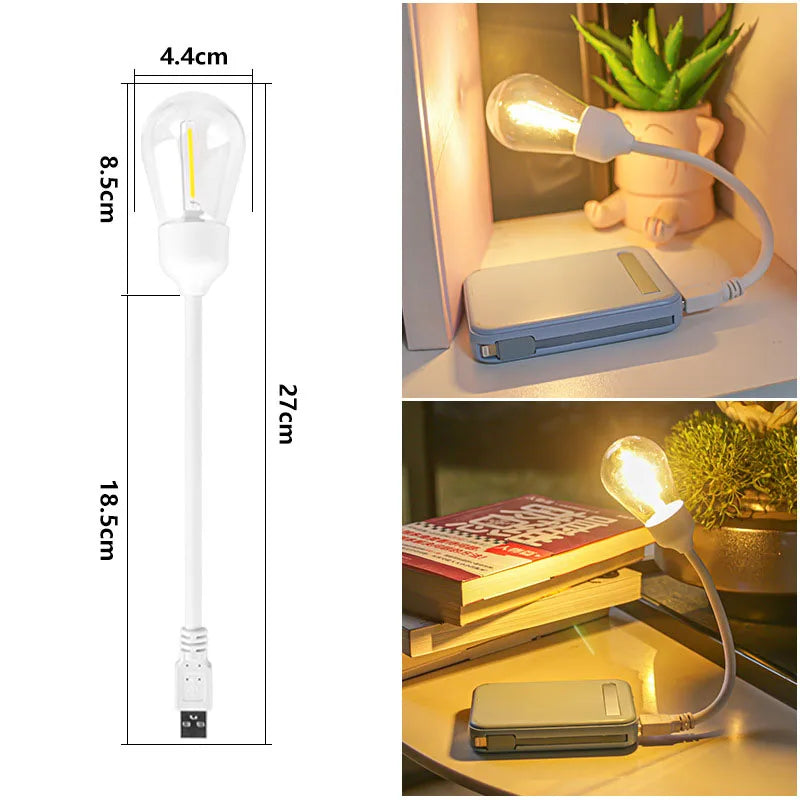 USB LED Flexible Reading Light with Rotating Head