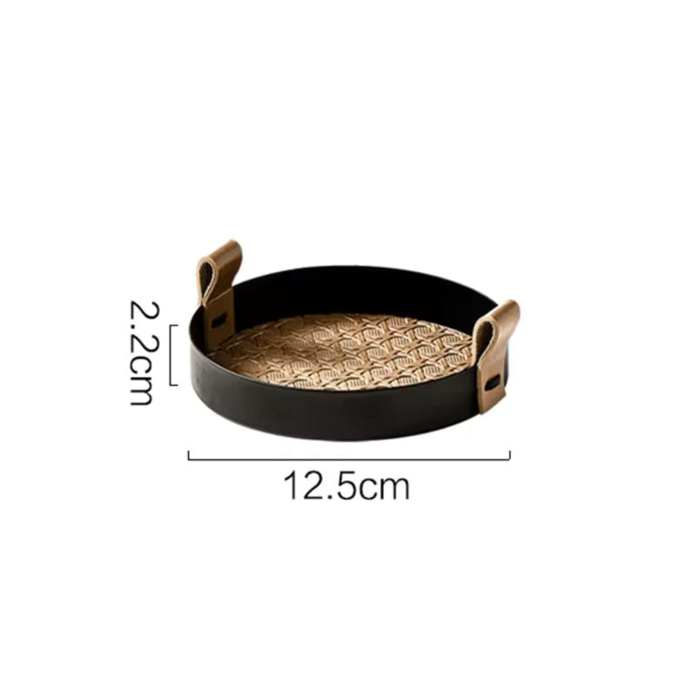Nordic Rattan Weave Tray for Organizing
