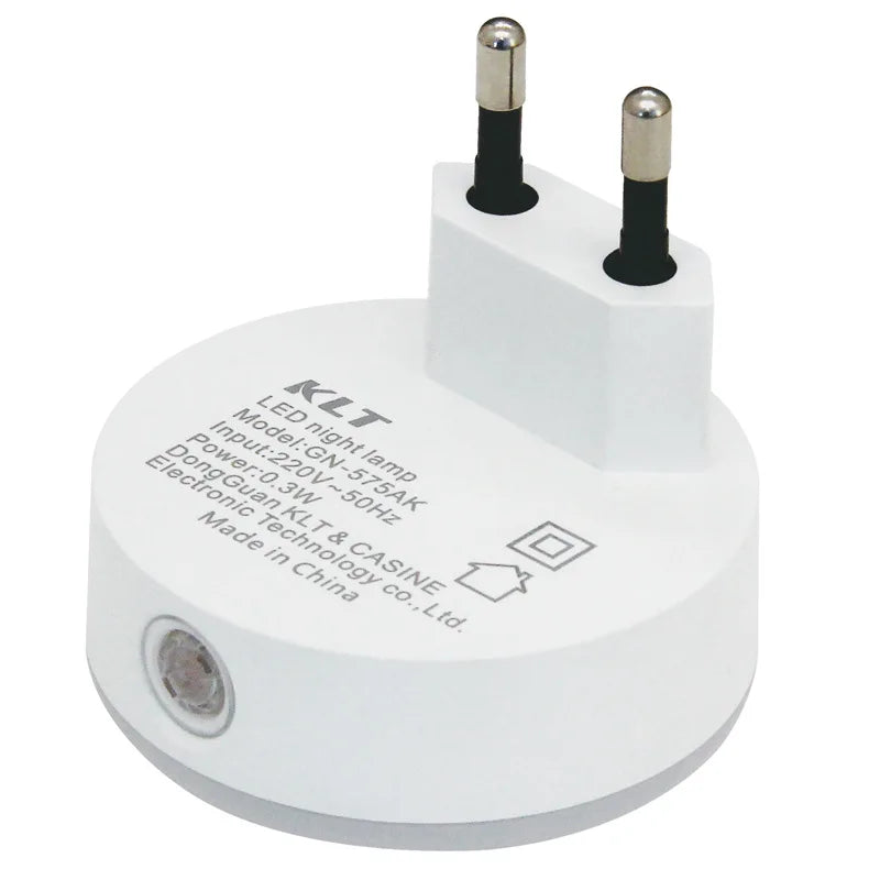 LED Night Light with Twilight Sensor for Kids' Rooms and Hallways