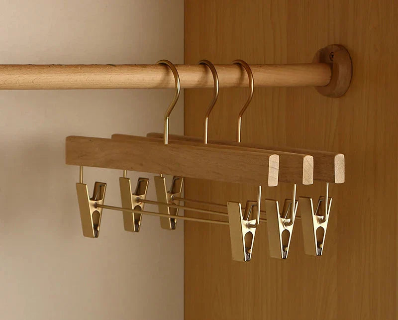 Wide Shoulder Wooden Non-Slip Suit Hangers