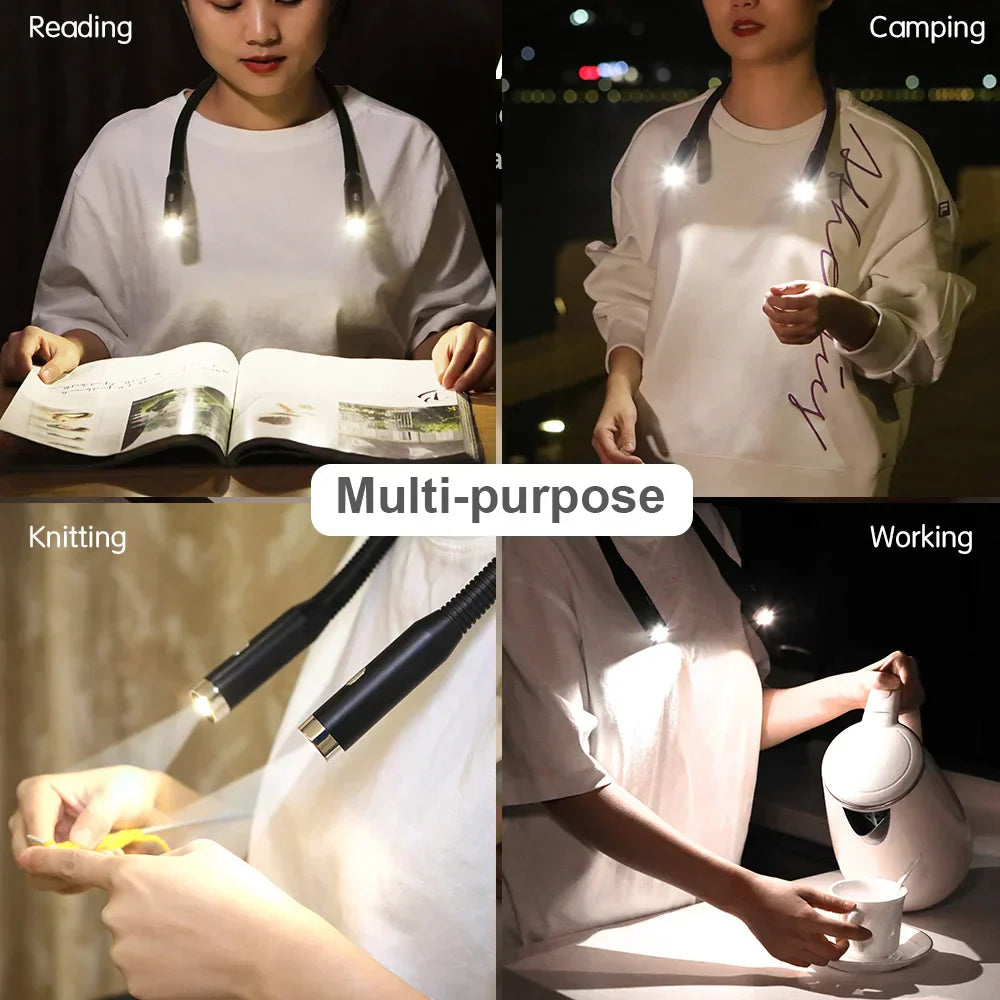 Rechargeable LED Neck Light with 3 Brightness Modes