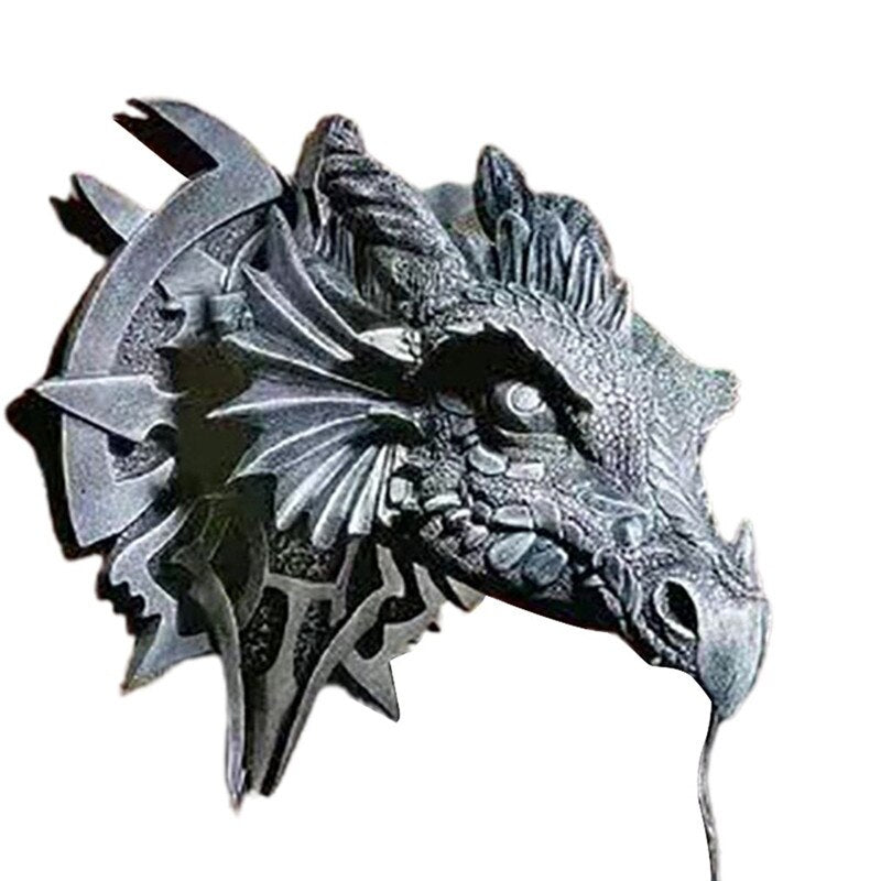 LED Dragon Head Lantern for Halloween Decoration