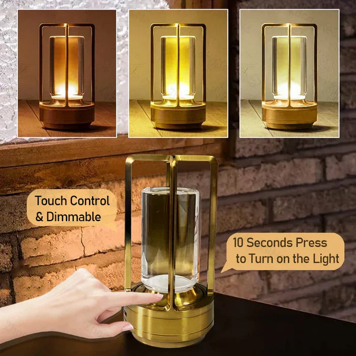 Cordless Rechargeable Nordic LED Table Lamp with Touch Control