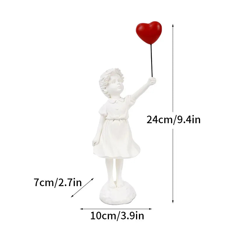 Banksy Inspired Flower Thrower Sculpture