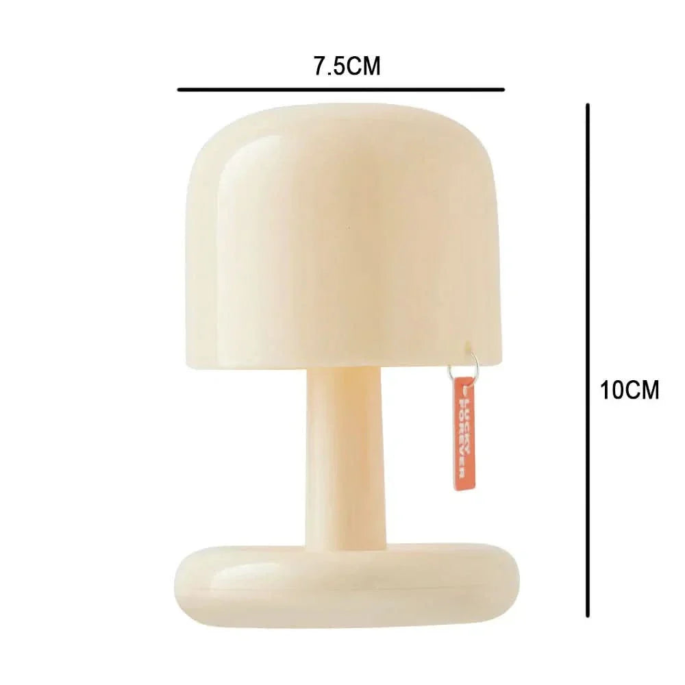 Elegant Metal and Glass Table Lamp with Touch Control