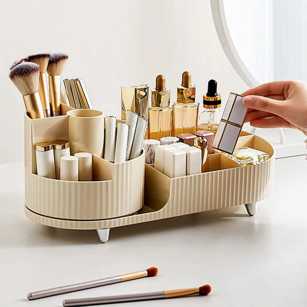 Luxury Rotating Beauty Organizer with Chic Design
