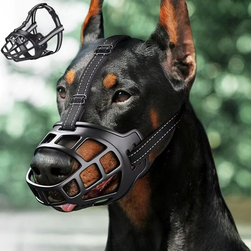 Reflective Breathable Dog Muzzle for Comfortable Fit