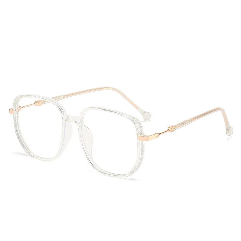 Lightweight Metal Frame Reading Glasses with Blue Light Filter and UV Protection