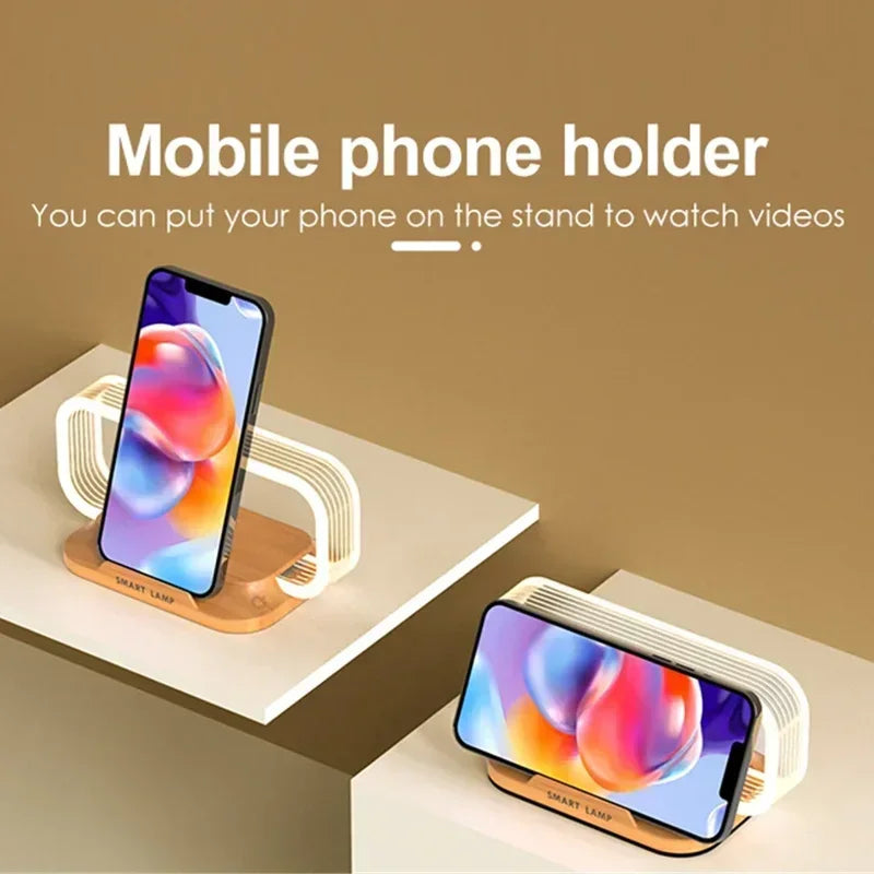 Dimmable LED Table Lamp with Wireless Charger and Touch Control