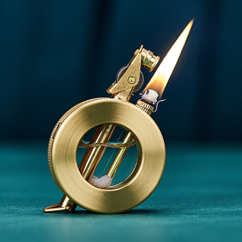 Retro Metal Kerosene Pocket Lighter