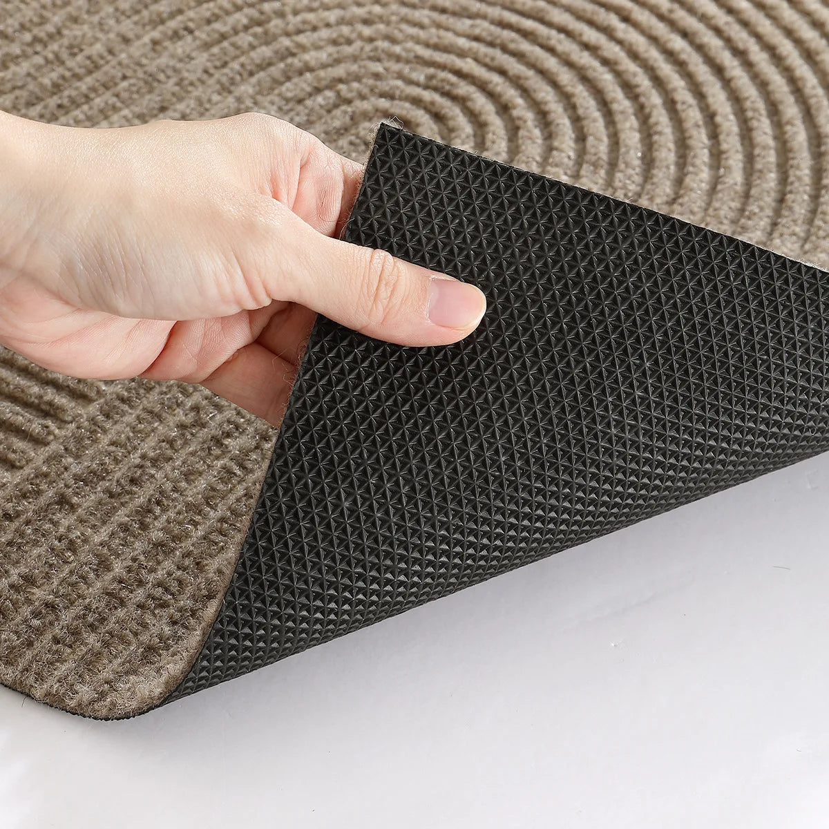 3D Groove Non-Slip Doormat for Indoor and Outdoor Use