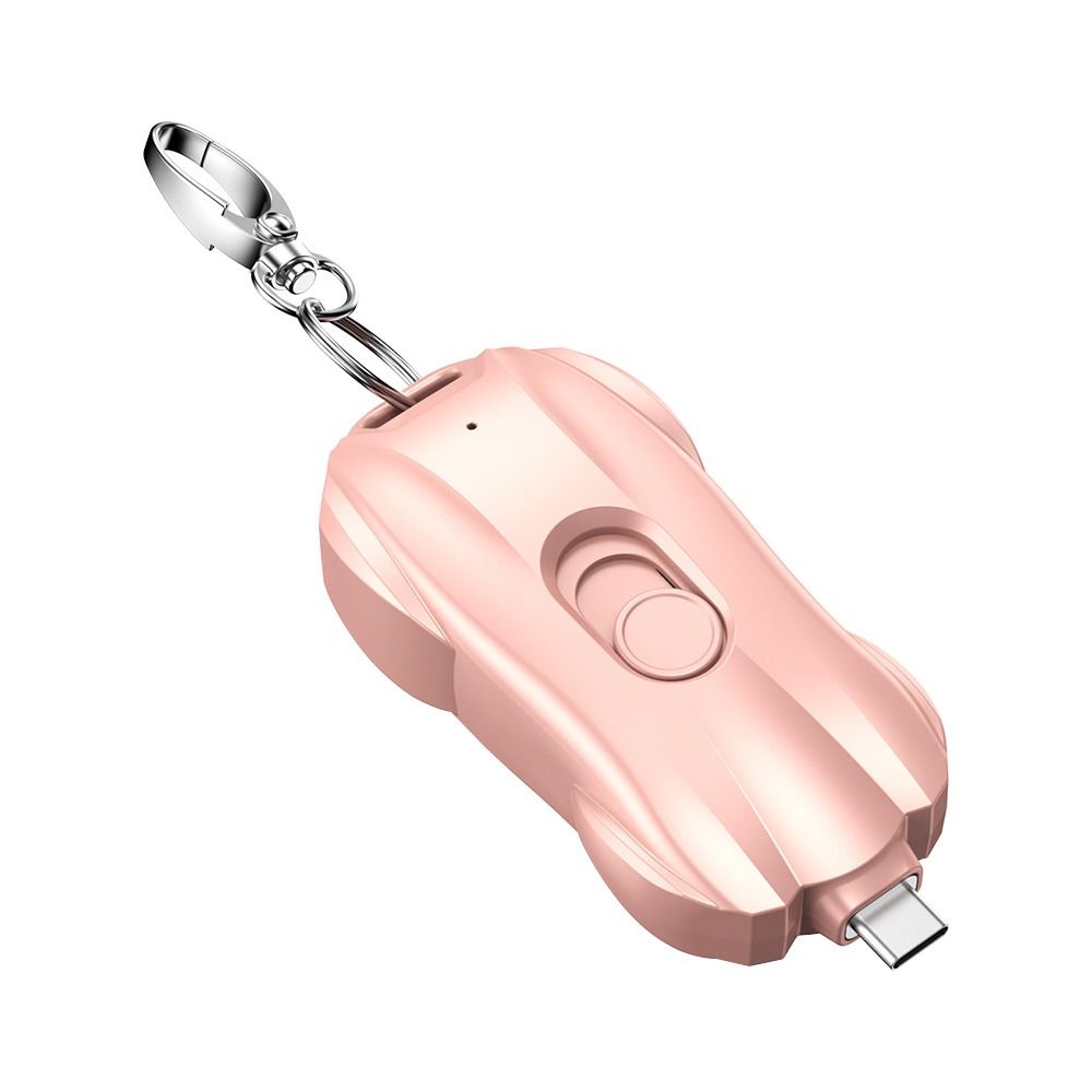 Mini Portable 1500mAh Power Bank Charger with Carabiner Clip