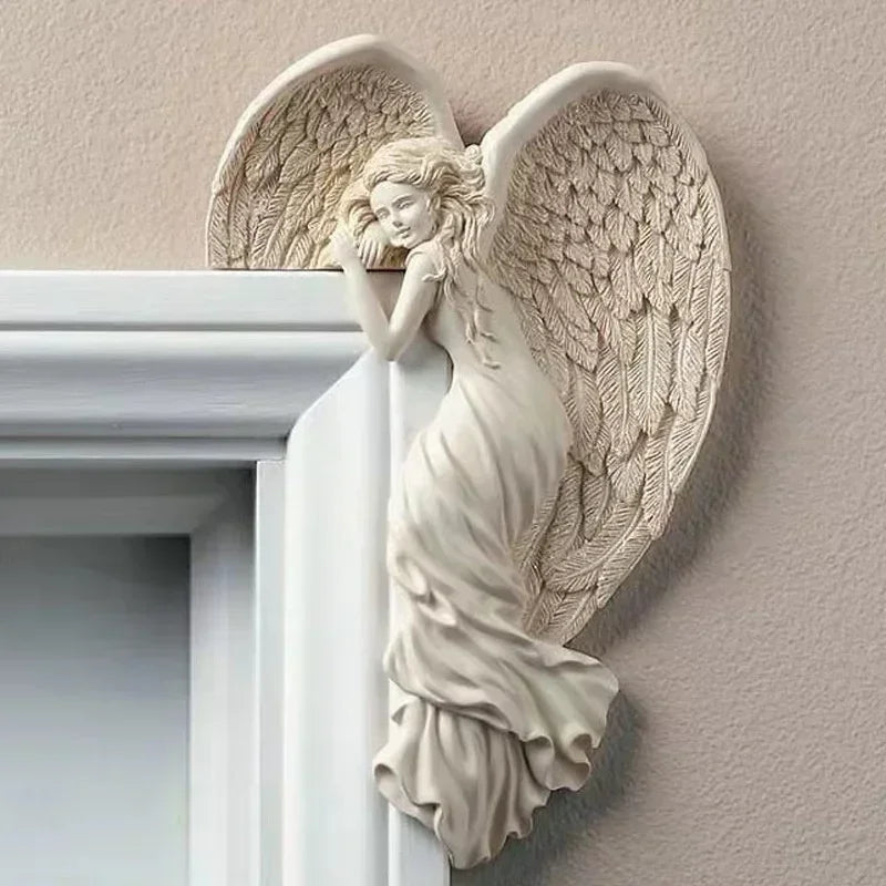 Angel Wing Resin Wall Decor for Home Elegance