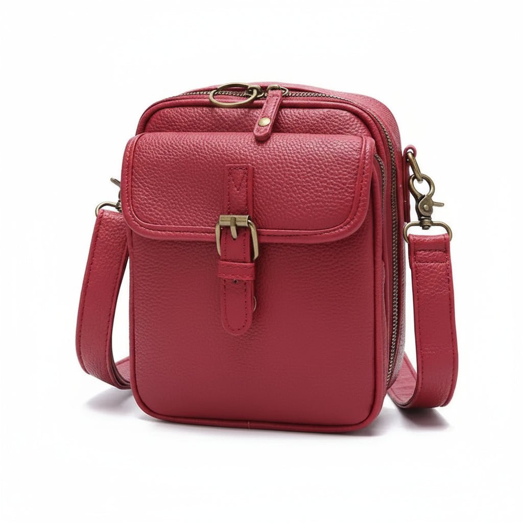 Compact Anti-Theft Crossbody Bag with Adjustable Strap