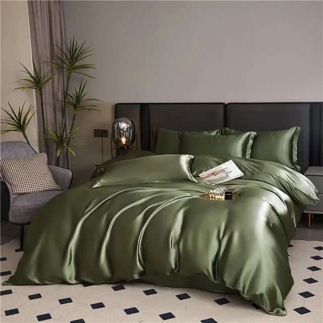 100% Silk Duvet Cover - Luxurious Breathable Comfort