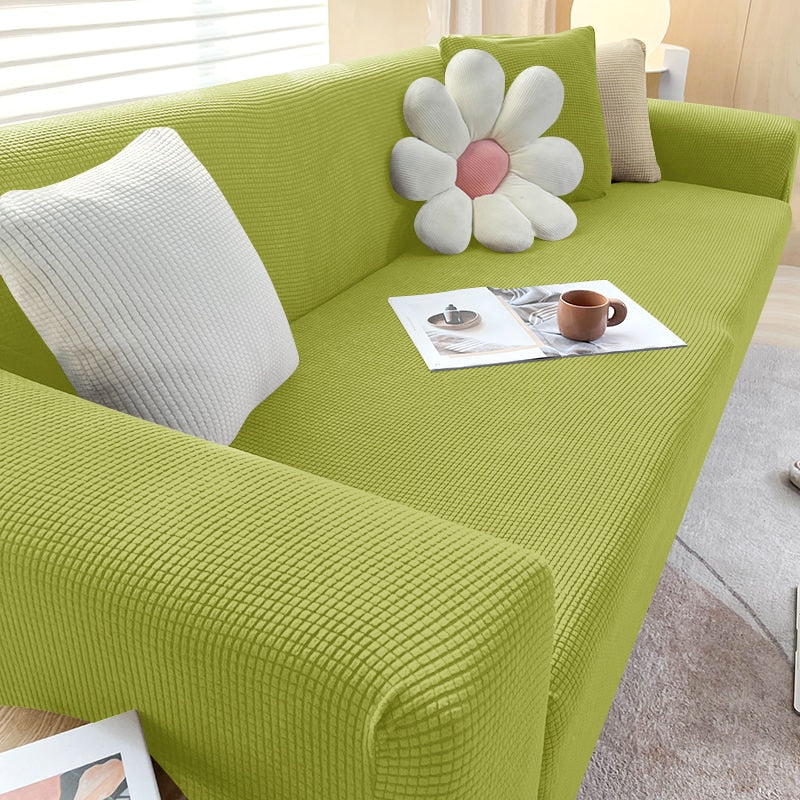 Elastic Sofa Cover for Standard and L-Shaped Sofas, Non-Slip Protection Cover