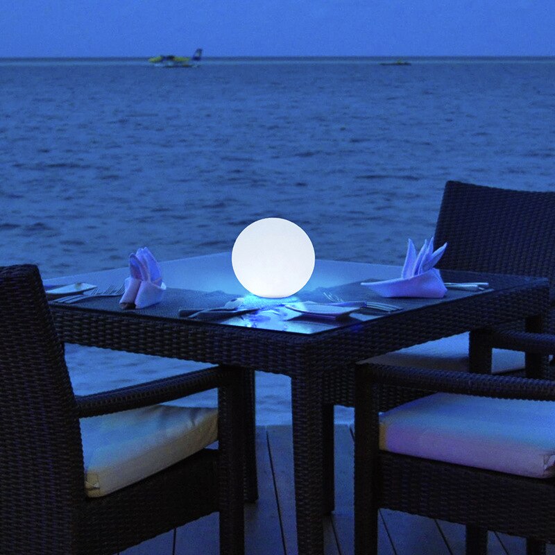 Rechargeable LED Moon Table Lamp with Remote Control