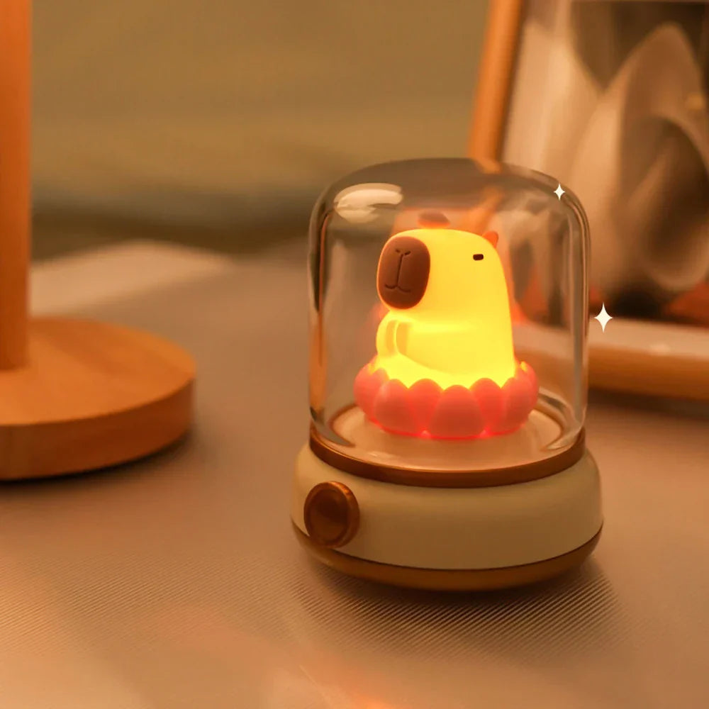 Retro LED Night Light USB Rechargeable Kerosene Style