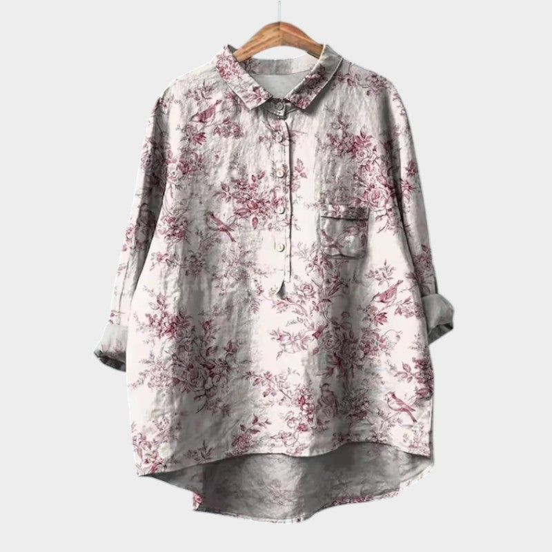 Marvelia - Printed Garden Blouse