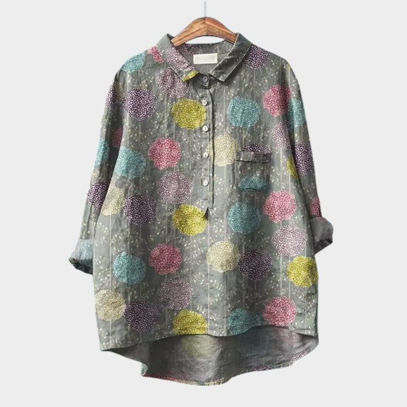 Marvelia - Printed Garden Blouse