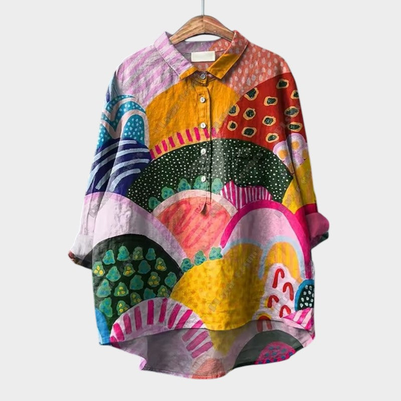Dottie - Nature Motif Blouse