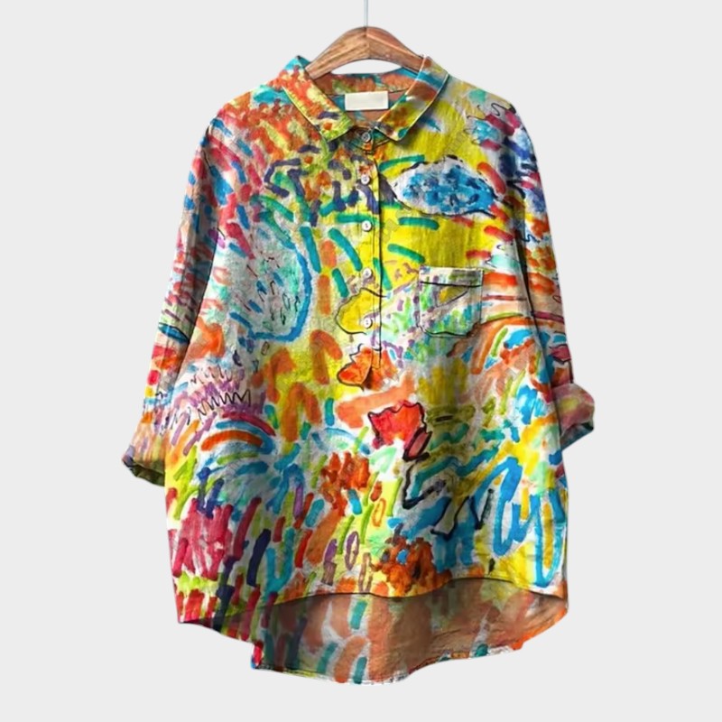 Dottie - Nature Motif Blouse