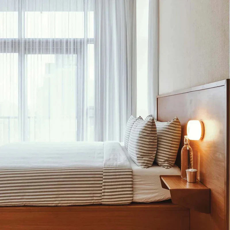 Modern LED Wall Light with Soft Illumination and Space-Saving Design