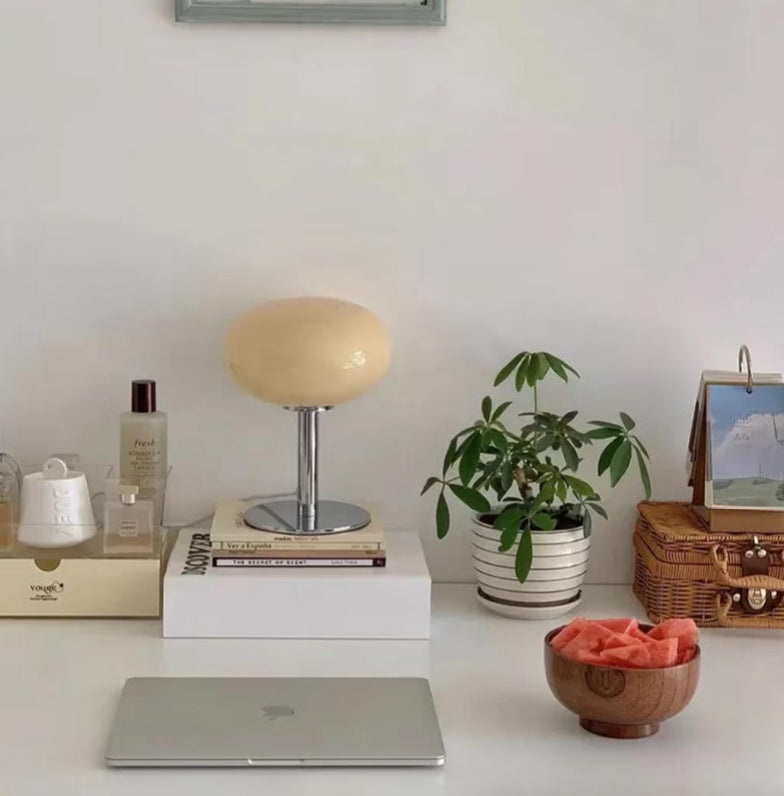 Beige LED Table Lamp for Ambient Lighting