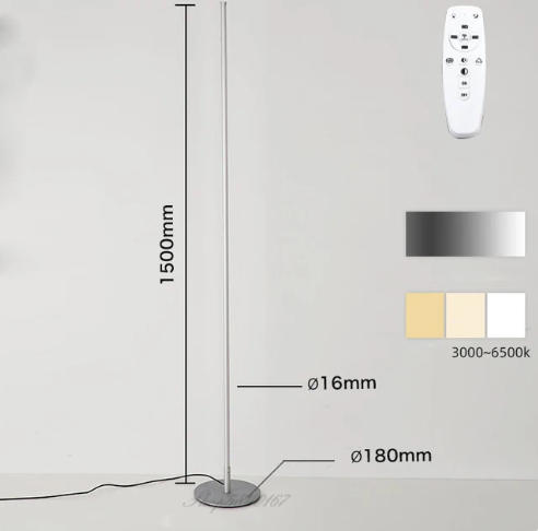 Modern LED Floor Lamp with Minimalist Design