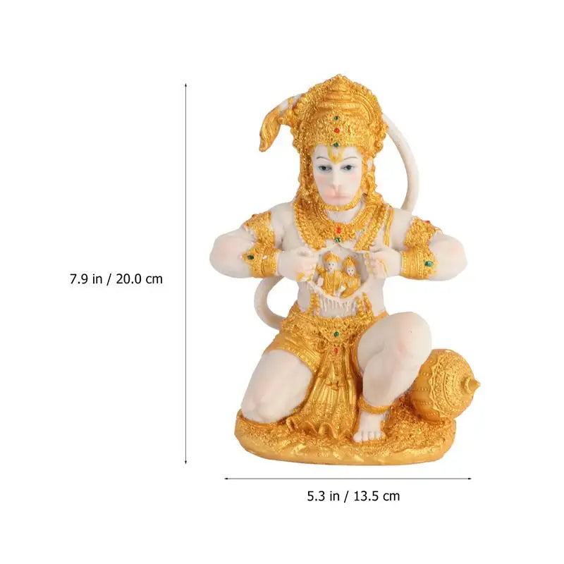 Resin Lord Hanuman Buddha Monkey God Figurine
