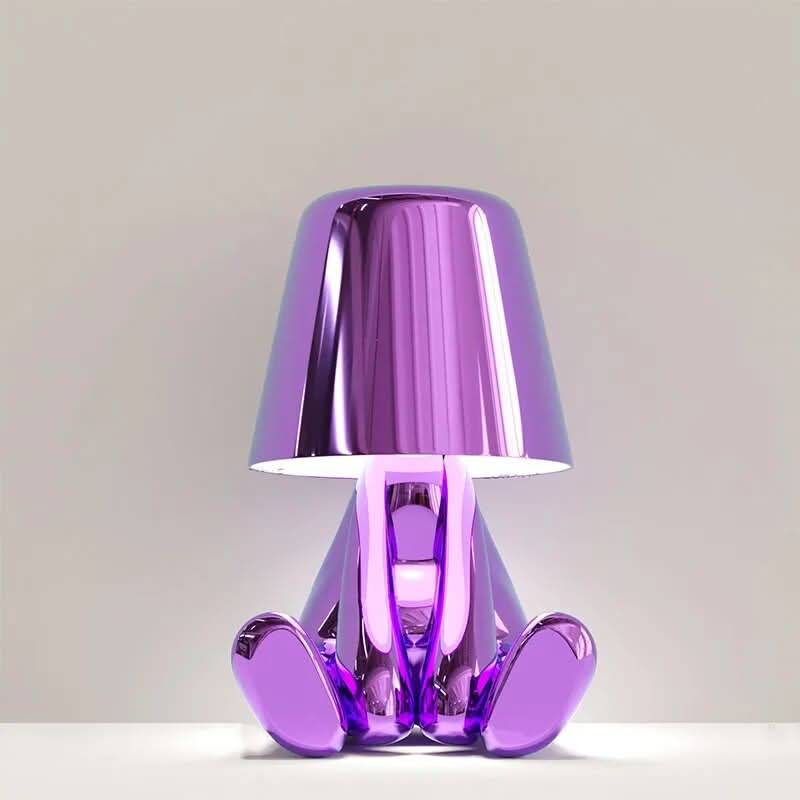 Thinker Resin LED Table Lamp - Modern Warm White Light