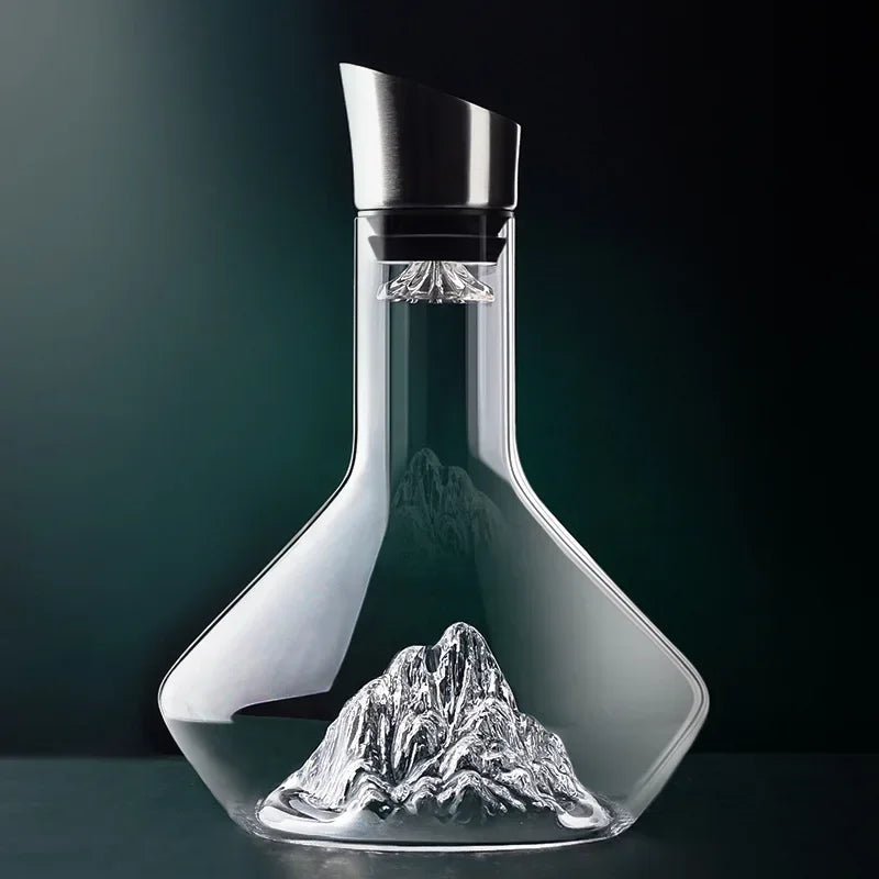 1500ml Lead-Free Crystal Iceberg Decanter for Red Wine