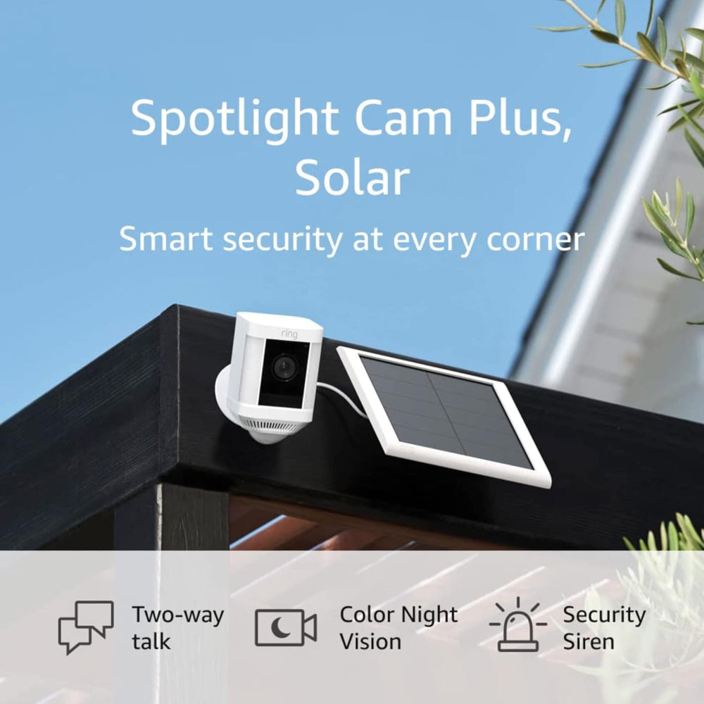 Wireless Outdoor Security Camera with HD Video and Motion-Activated LED Floodlight