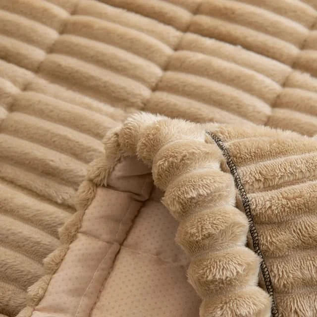 Machine Washable Jacquard Sofa Cover with Non-Slip Design