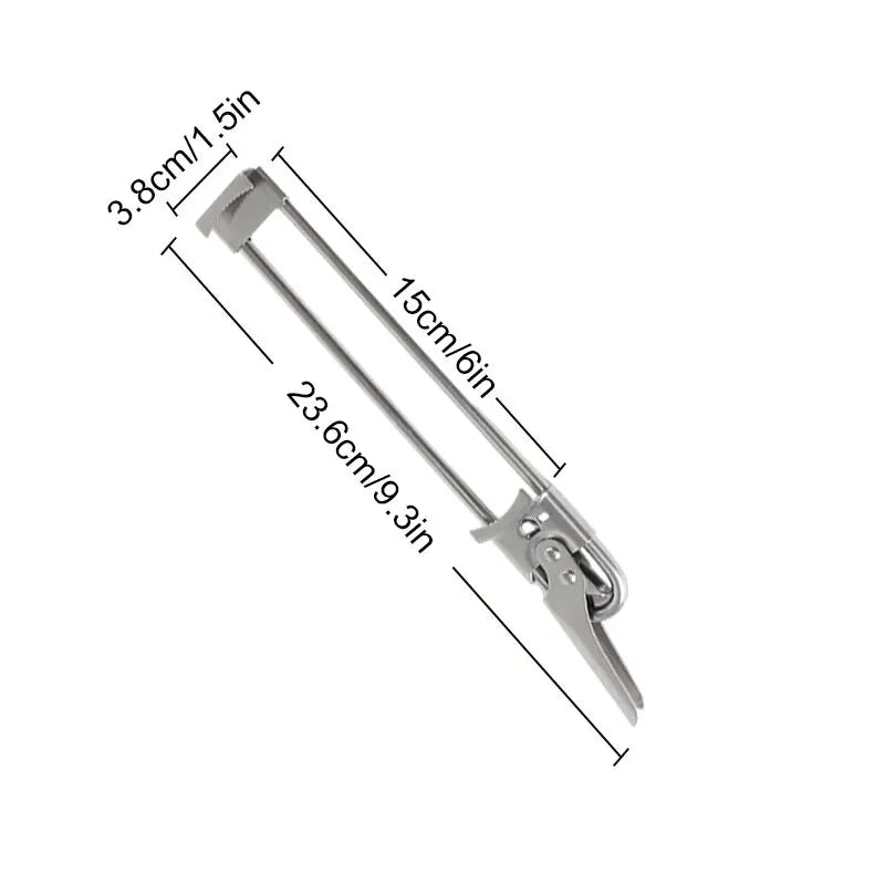 Adjustable Non-Slip Stainless Steel Bottle and Jar Opener