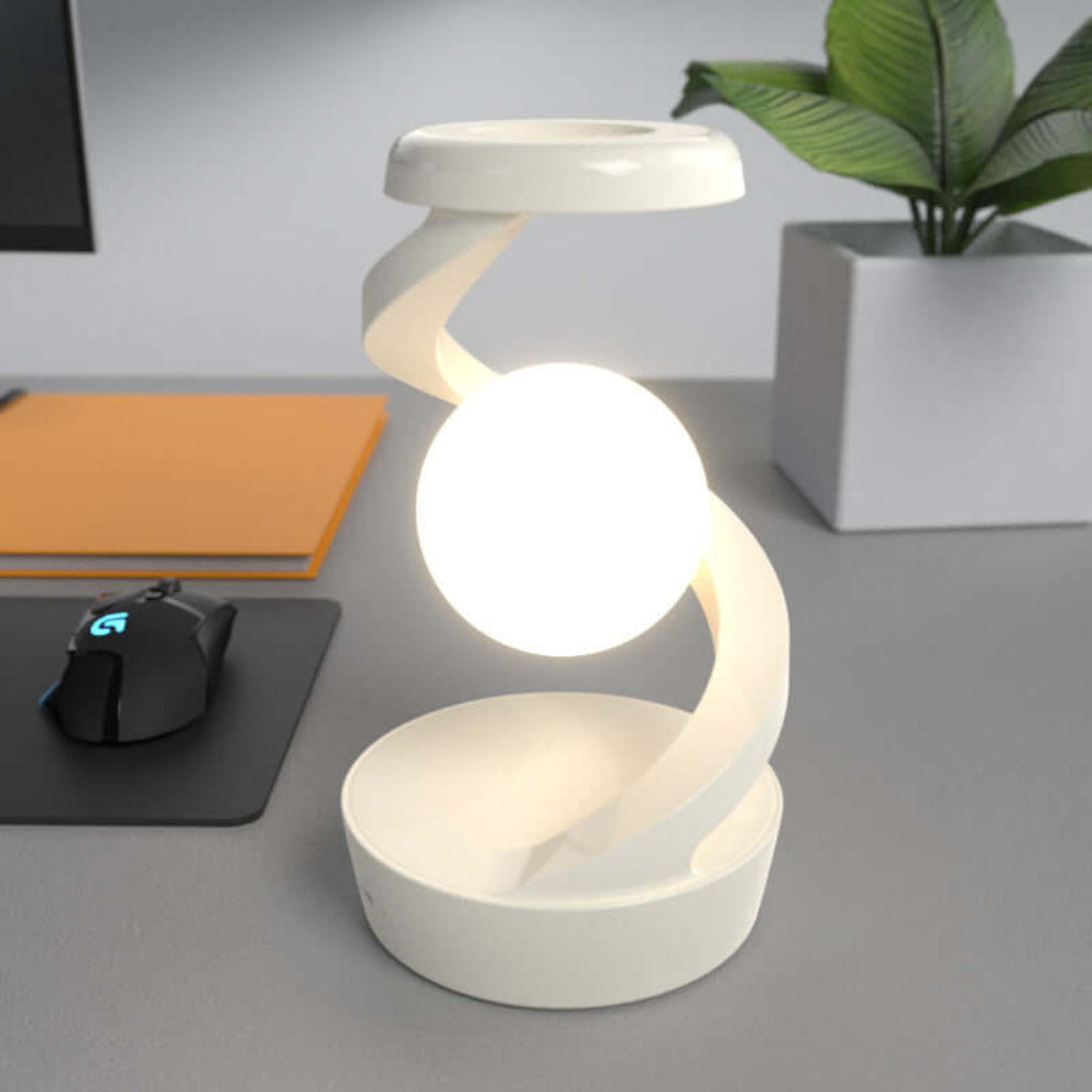 Wireless LED Table Lamp - Minimalist Portable Design with Warm Glow