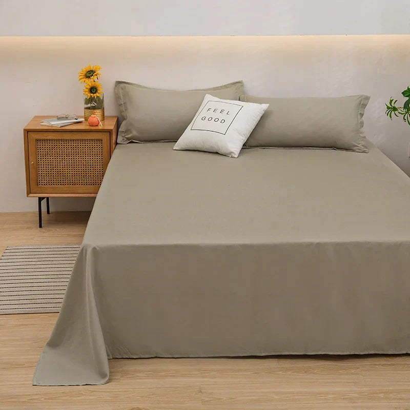100% Linen Fitted Bed Sheet for Comfortable Sleep