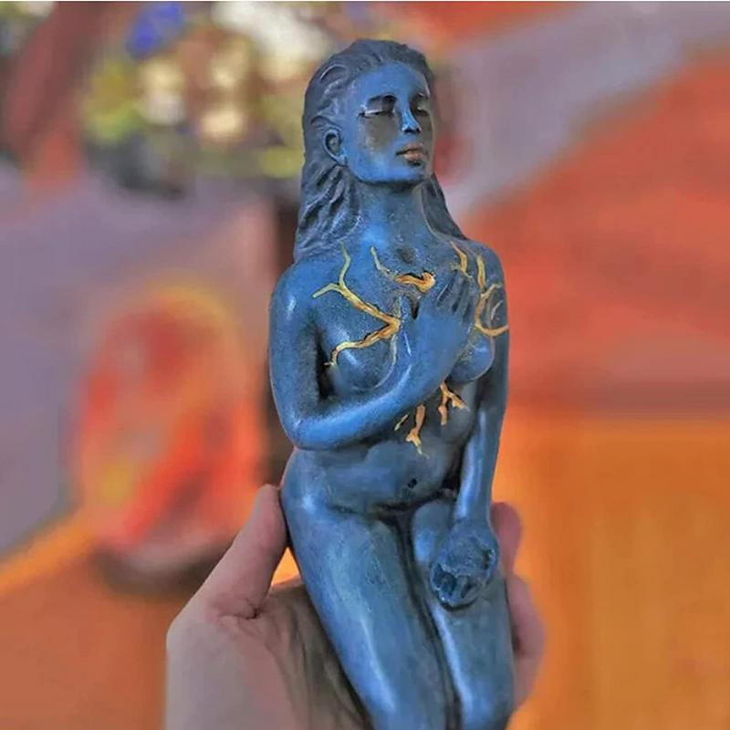 Resin Abstract Healing Goddess Sculpture