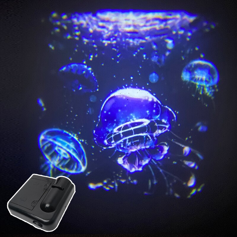 Firework Night Light Projector with Colorful Designs