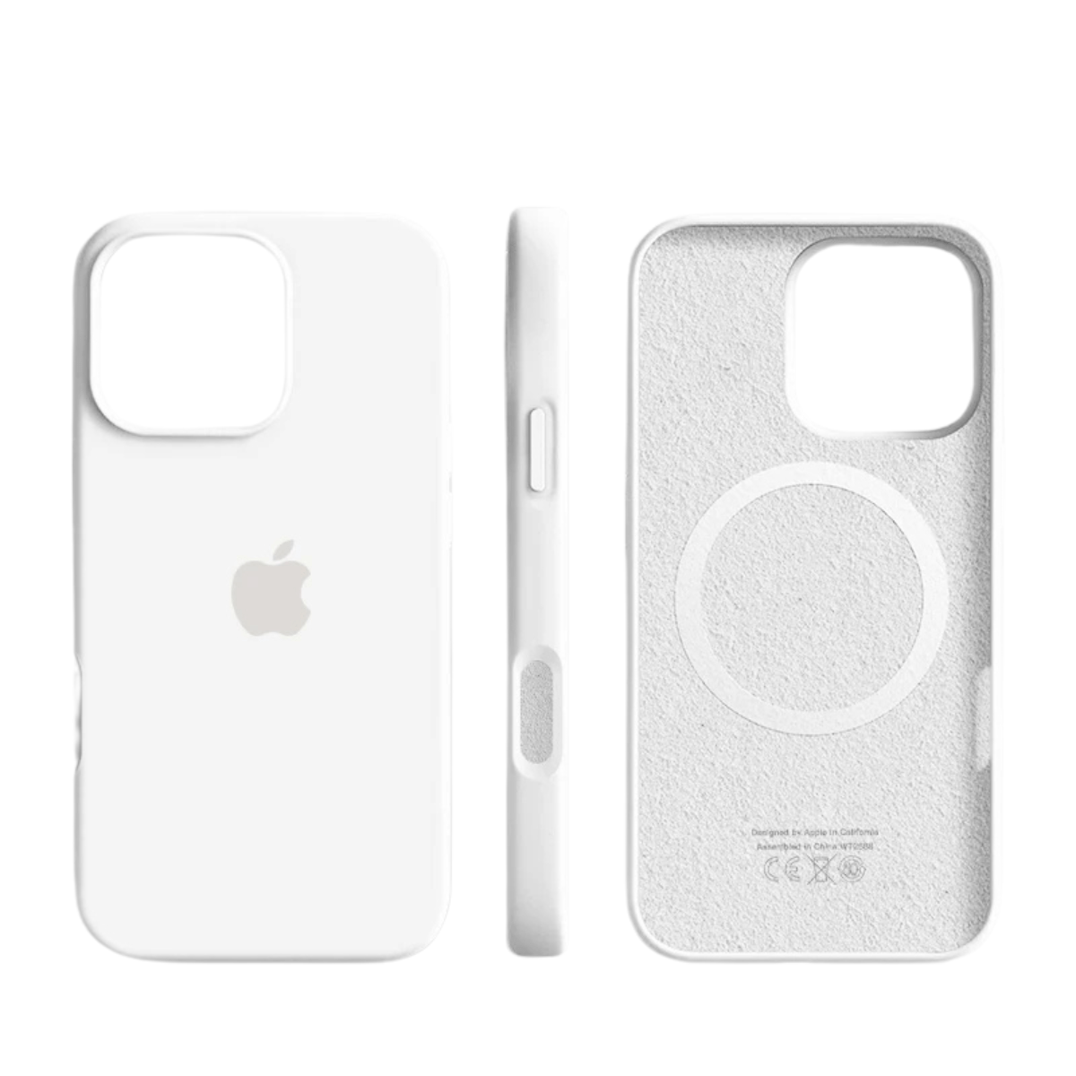 Magnetic Silicone iPhone Case with Soft-Touch Texture