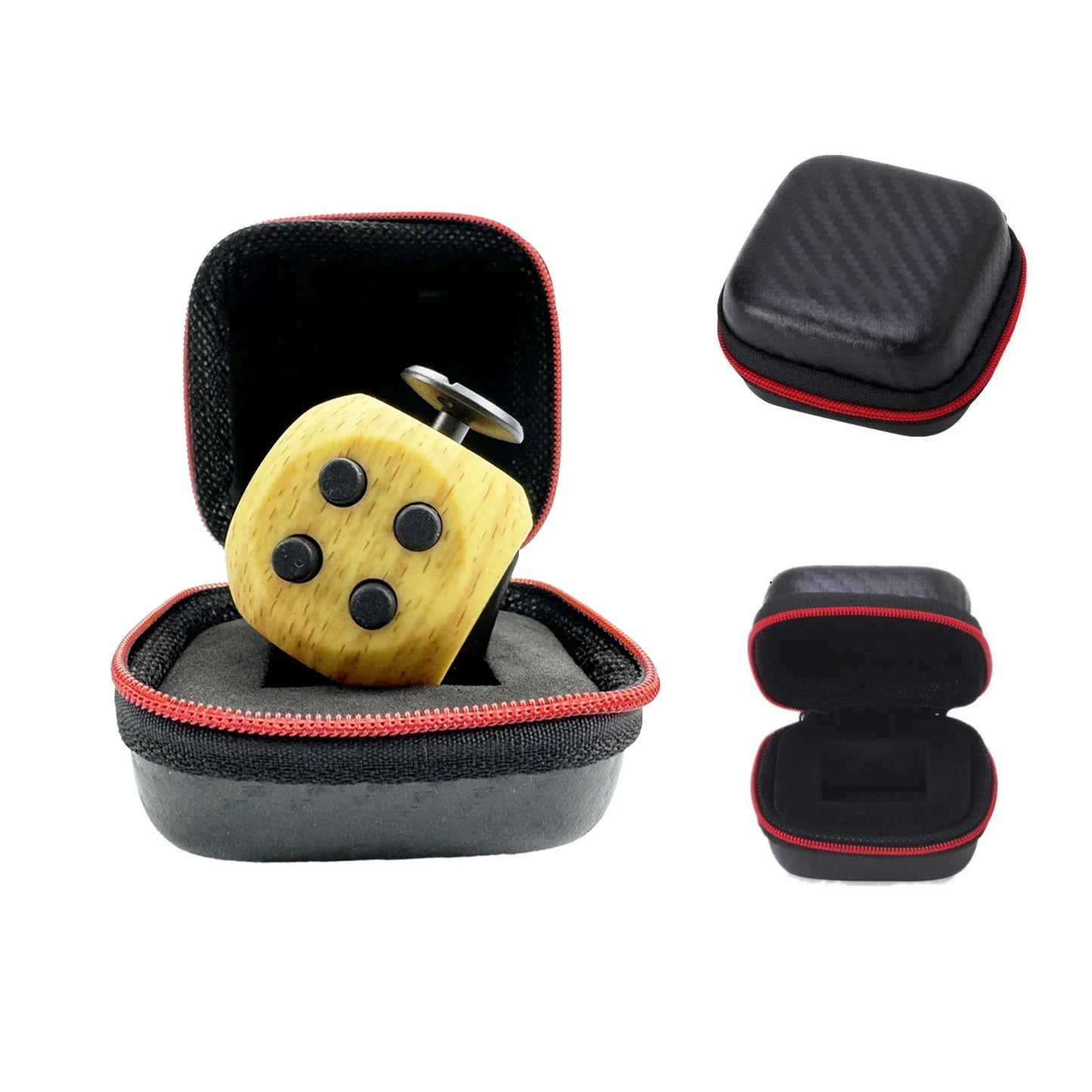 Sensory Fidget Cube with Tactile Controls for Stress Relief