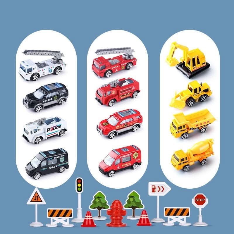 Adventure Air Play Set with Airplane and Vehicles for Kids