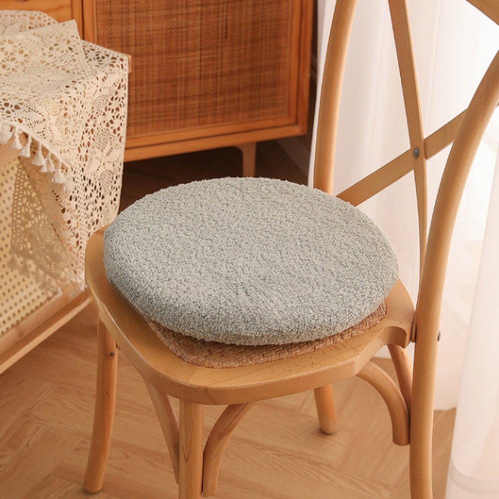 Soft Velvet Rabbit Ear Chair Cushion