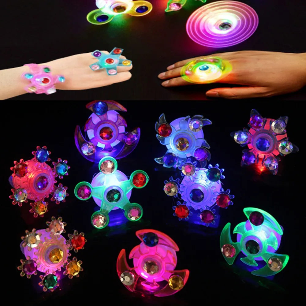Light-Up Spinning LED Party Rings
