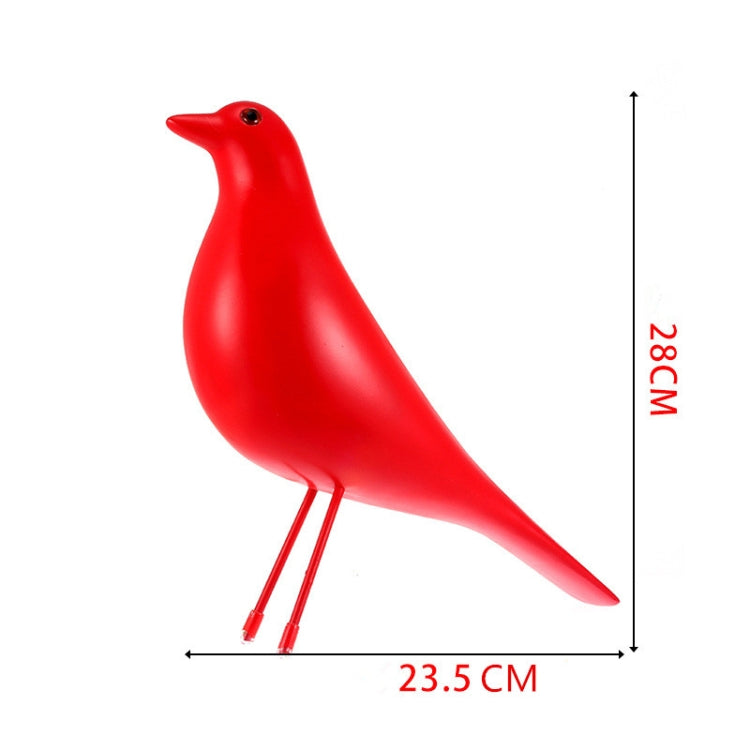 Resin Bird Figurine Office Decor Accent